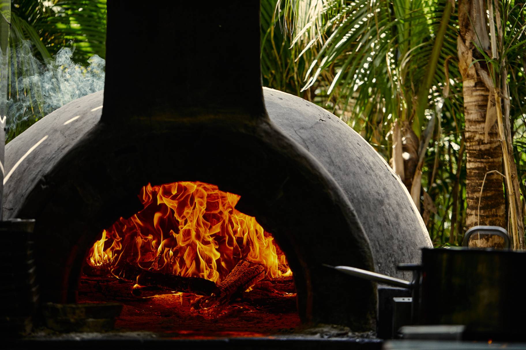 Live-fire and ember cooking in the Arca Tulum kitchen